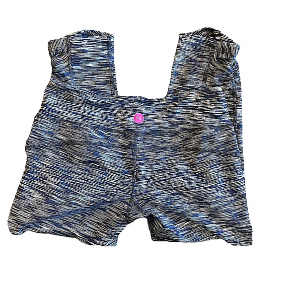 NEW Me Sheeky Athletic Capri Pants in Blue with Thin White Stripe Patter… - Picture 11 of 12